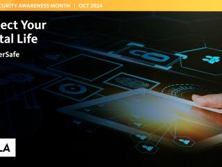 UCLA UC Cyber Awareness Month background